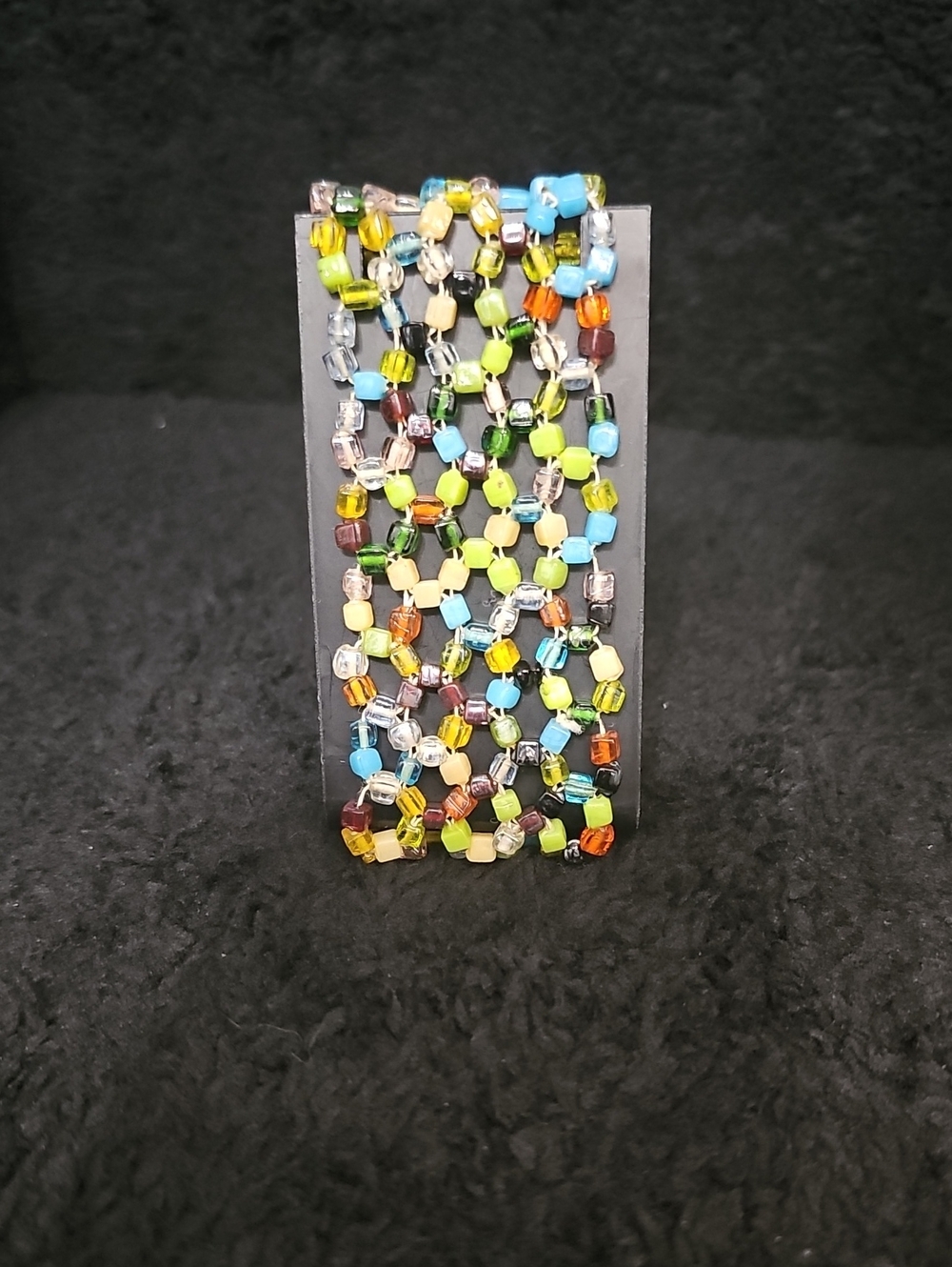 Multicolor Beaded Stretch Bracelet - Women's Jewelry
